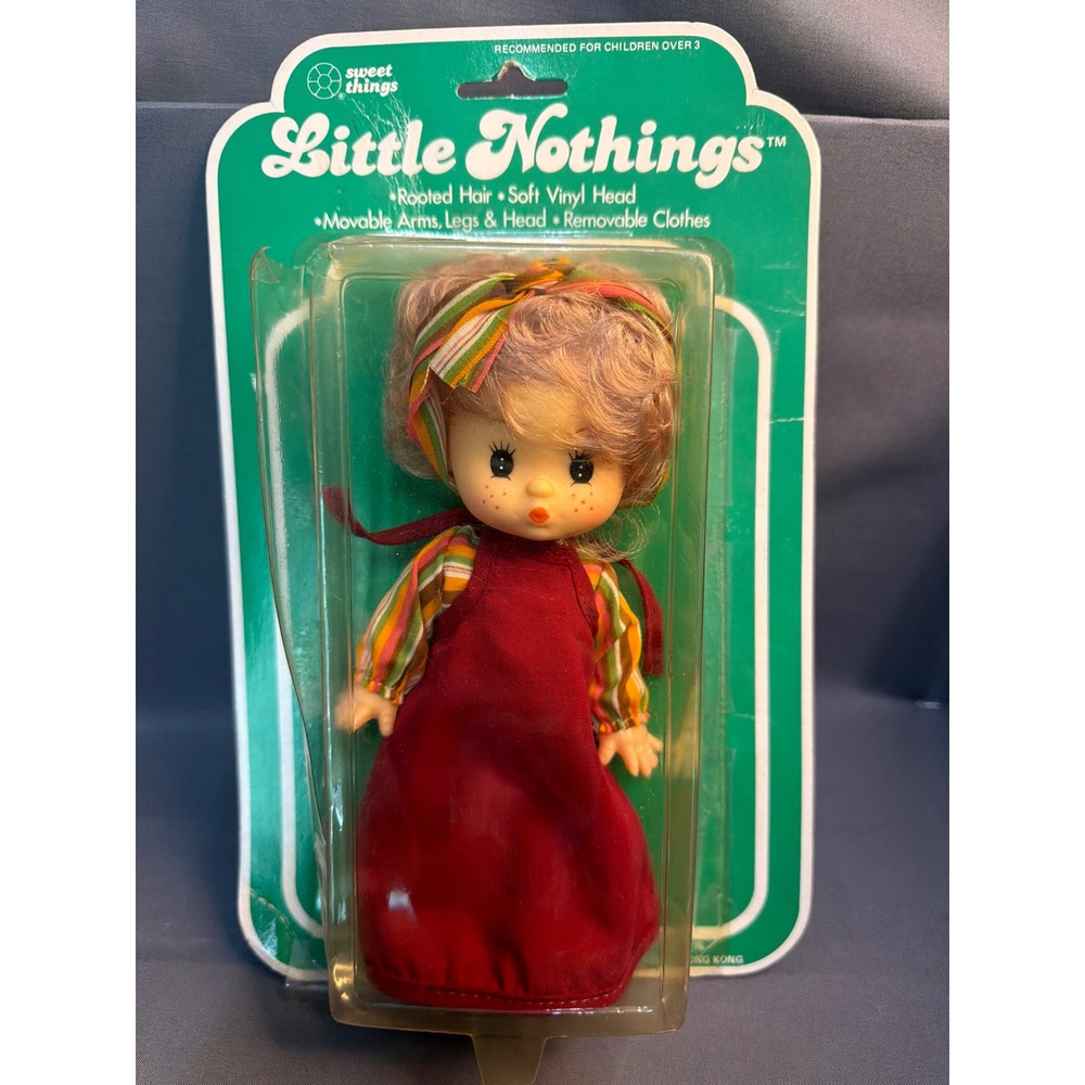 Vintage Sweet Things Little Nothings Doll LKS Import Co Red Jumper New in Box
